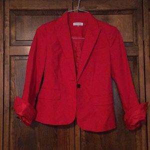 Calvin Klein Red Blazer